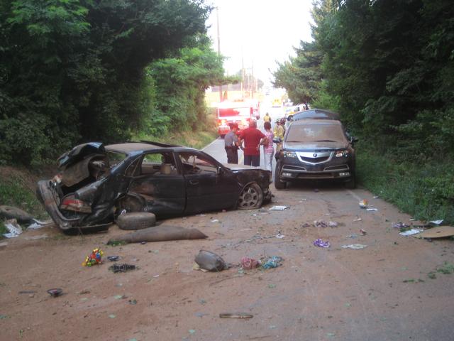 A serious MVC on Route 896 north of Route 1.